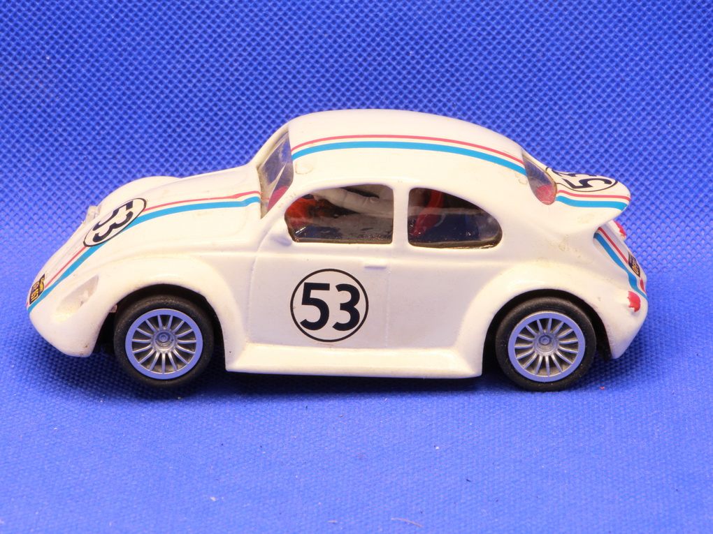 Slotcars66 Volkswagen Beetle 1/32nd scale Team Slot slot car GT1 #53 white  